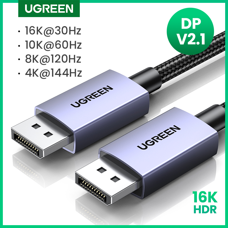 Home Cinema Projector Xiaomi - UGREEN kabel Port tampilan 16K, kabel