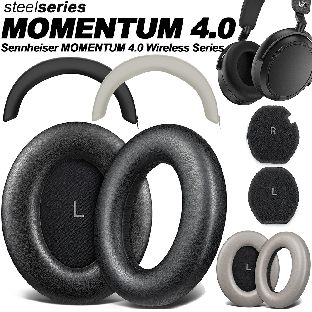 Sennheiser Headphone Momentum 4 - Bantalan Telinga Busa Pengganti untuk Headphone