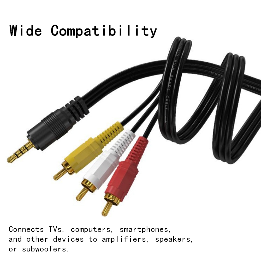 Home Cinema Solution - Kabel Audio Video RCA 3.5Mm Ke