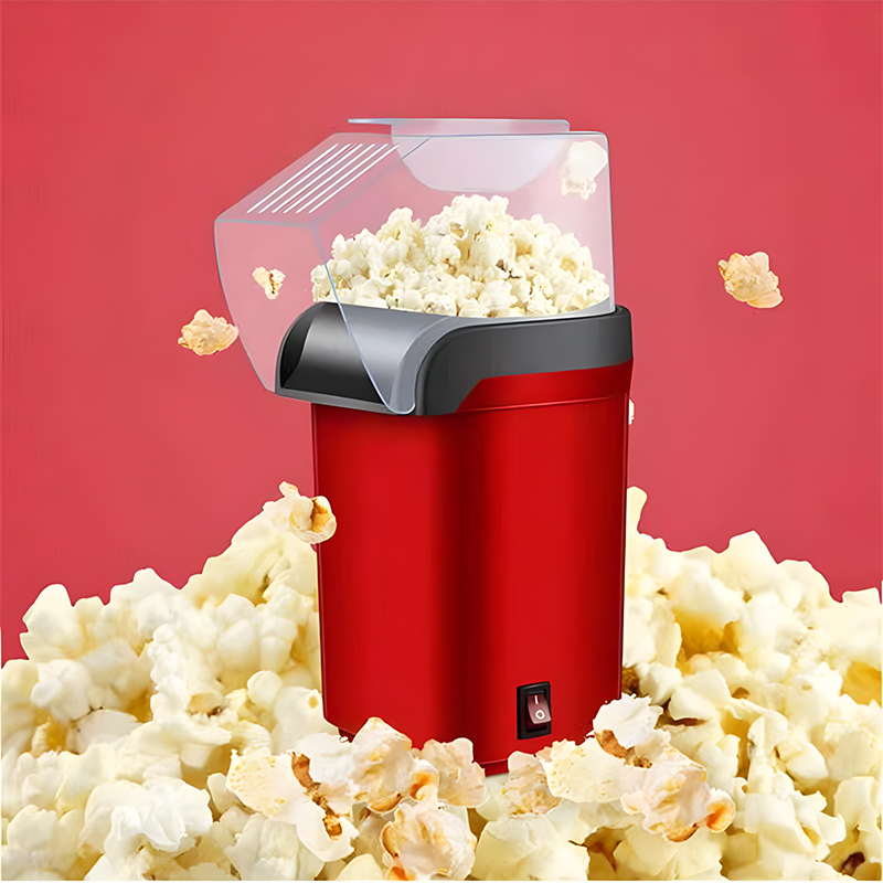 Popcorn Machine Home - Mesin Pembuat Popcorn Elektrik Otomatis Penuh,