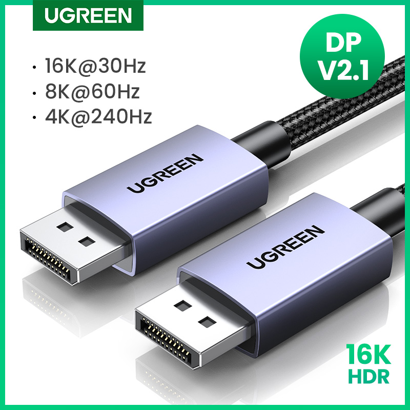 Home Cinema Projector Xiaomi - UGREEN kabel Port tampilan 16K, kabel