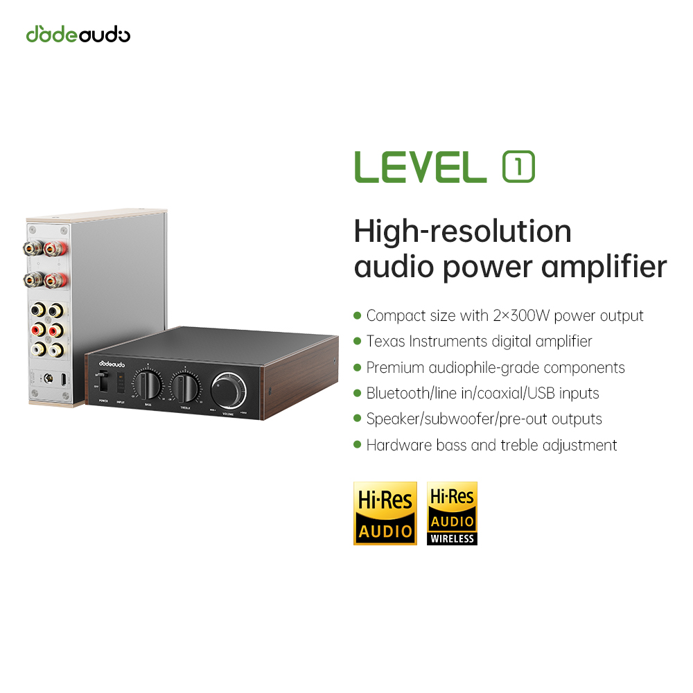 Home Cinema Heos - JadeAudio Level 1 Desktop HiFi Bluetooth