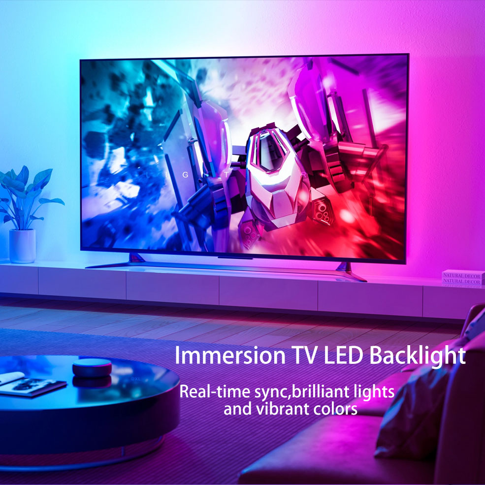 Lampu Latar Led TV Sekitar Pin - Home Cinema Google ulasan dan harga