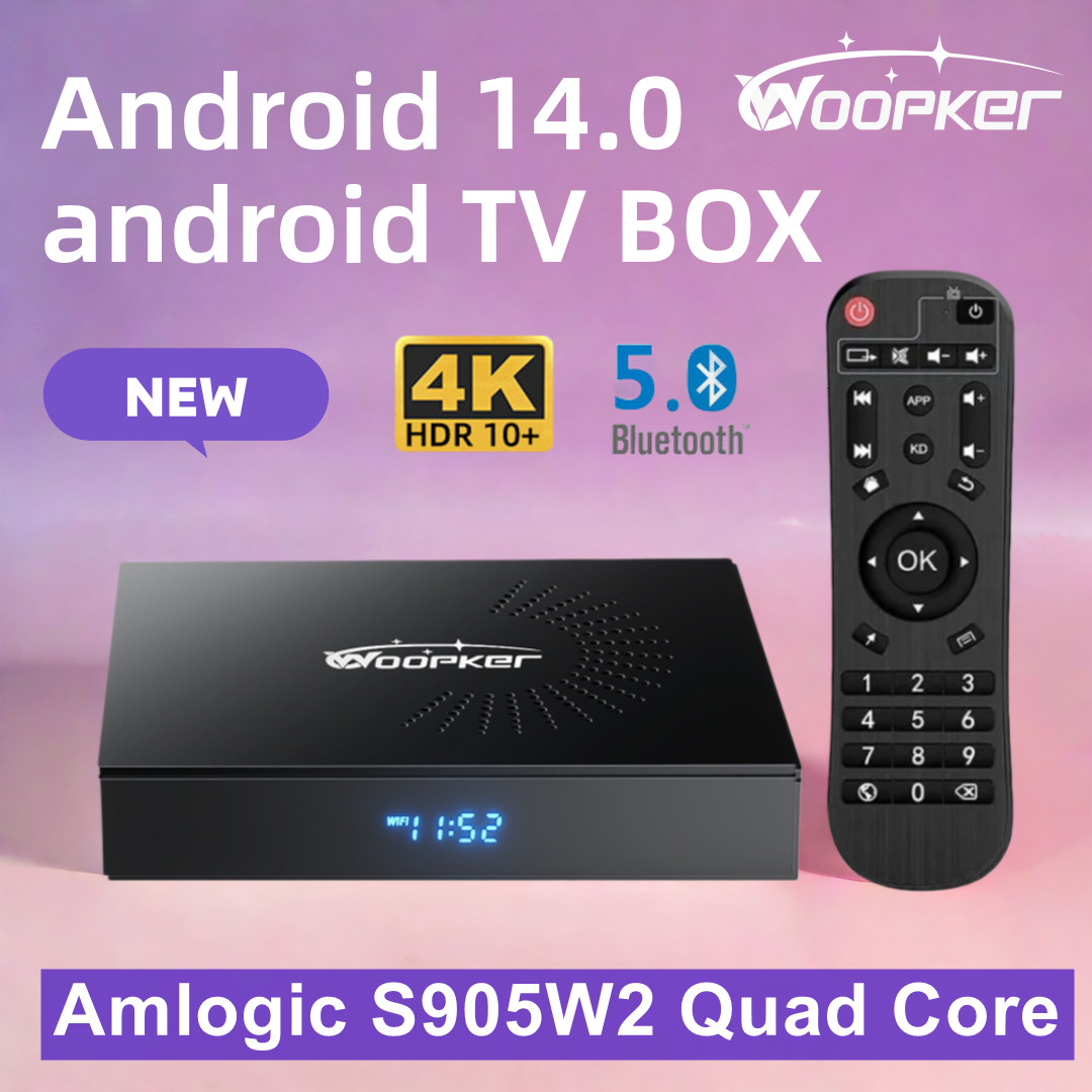 Woopker KW2 Android 14 TV Box  - Home Cinema Google ulasan dan harga