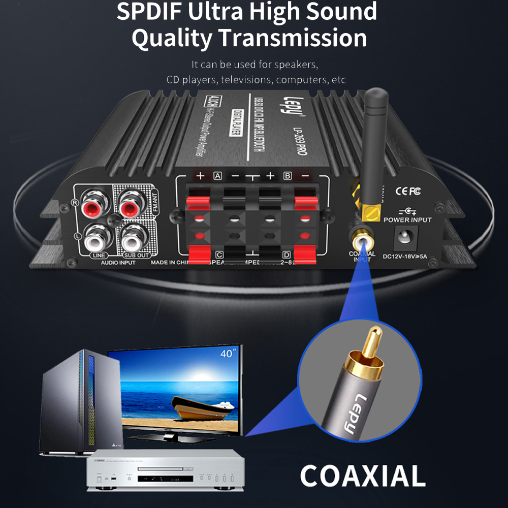 LEPY LP-269PRO 4.1 Channel Amp - Home Cinema Heos ulasan dan harga