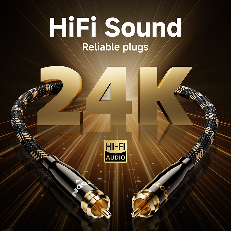 TODN Kabel RCA HiFi Stereo 3.5 - Home Cinema Heos ulasan dan harga