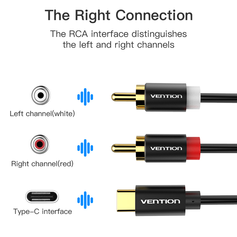 Kabel Audio RCA USB C Tipe-c K - Home Cinema Heos ulasan dan harga