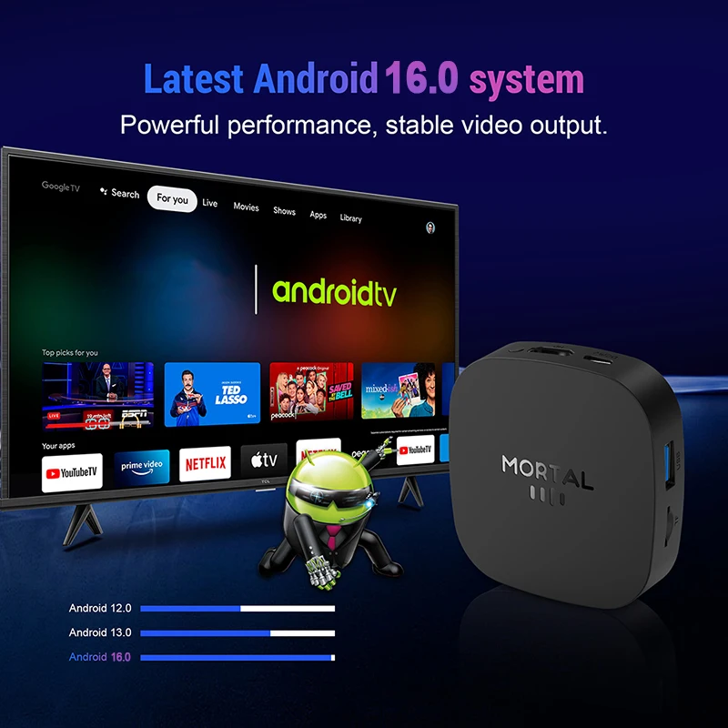 2026 New T1+ 8K HD TV Box Andr - Home Cinema Google ulasan dan harga