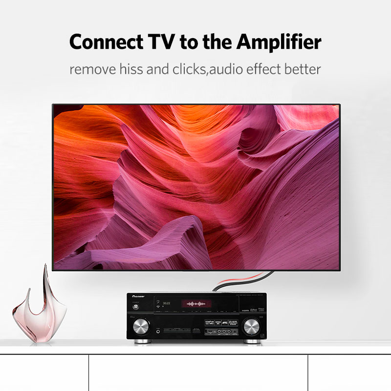 UGREEN 2RCA Ke 2 RCA Kabel Aud - Home Cinema Heos ulasan dan harga