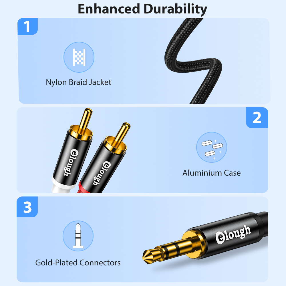 Kabel RCA Eleugh Kabel Speaker - Home Cinema Heos ulasan dan harga