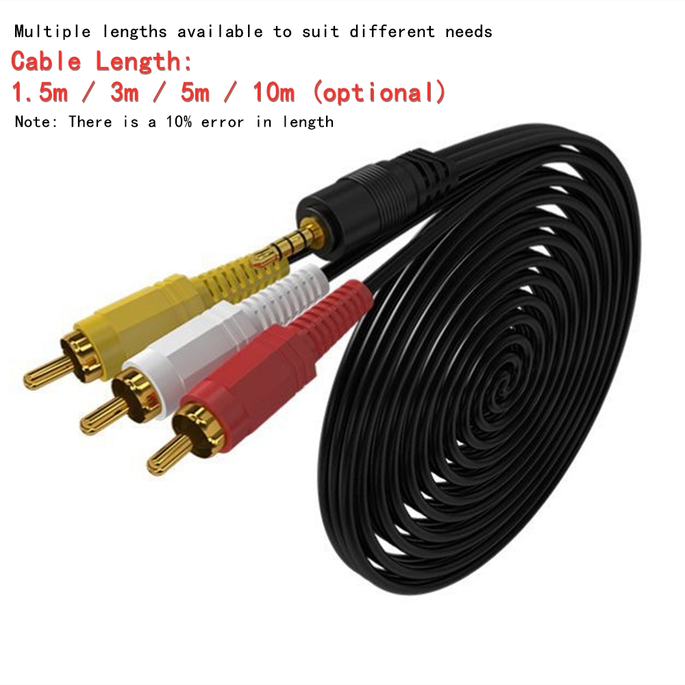Kabel Audio Video RCA 3.5Mm Ke - Home Cinema Solution ulasan dan harga