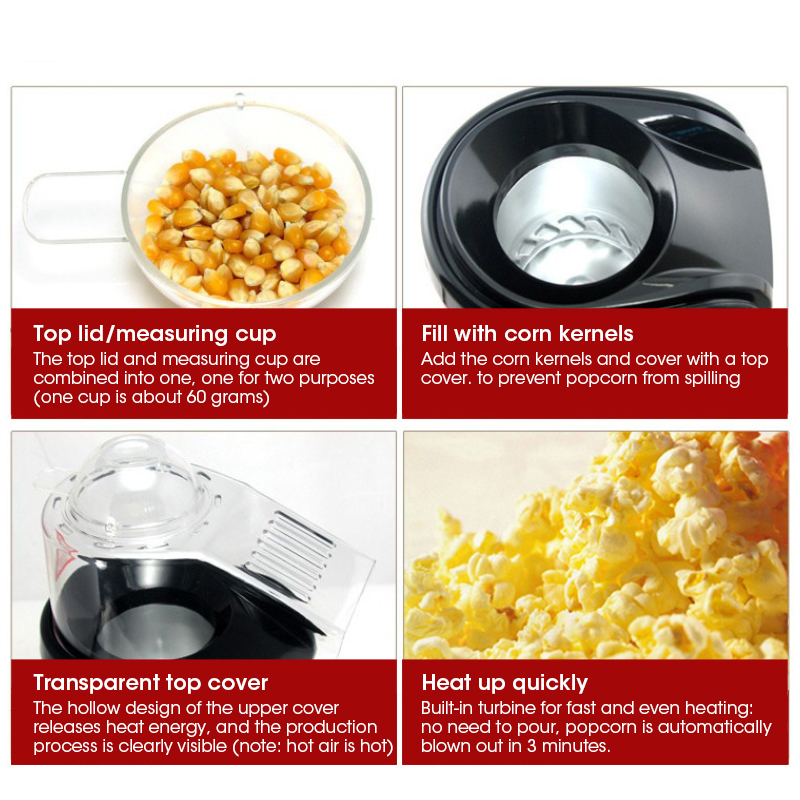 Mesin Pembuat Popcorn Elektrik - Popcorn Machine Home ulasan dan harga