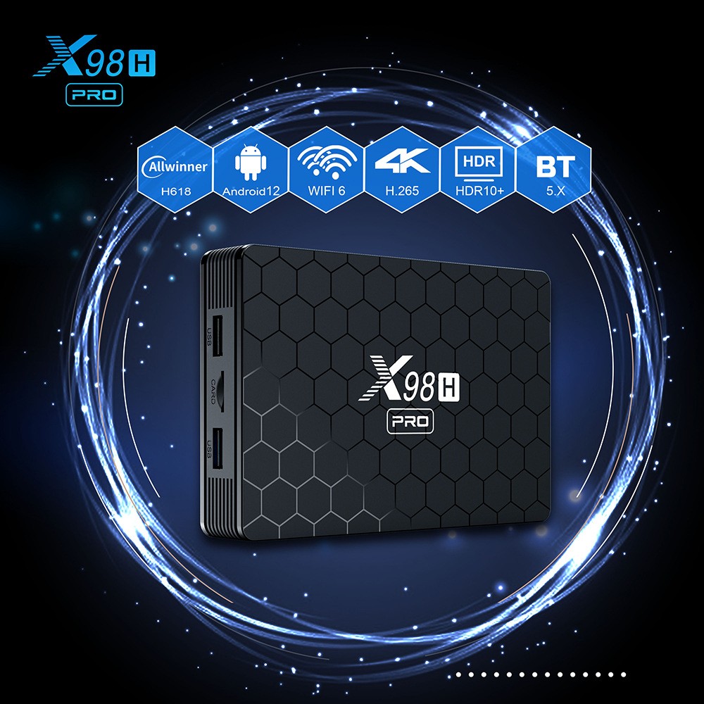 X98H Pro TV Box cerdas, kotak  - Home Cinema Google ulasan dan harga