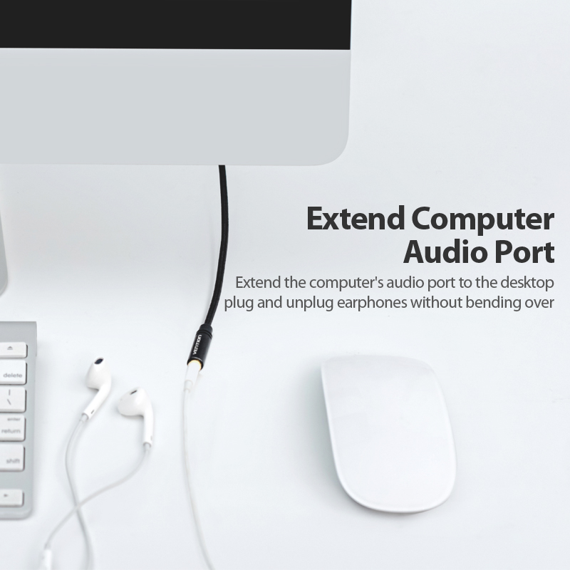 Vention Jack 3.5 Aux Kabel Eks - Home Cinema Projector Xiaomi ulasan dan harga