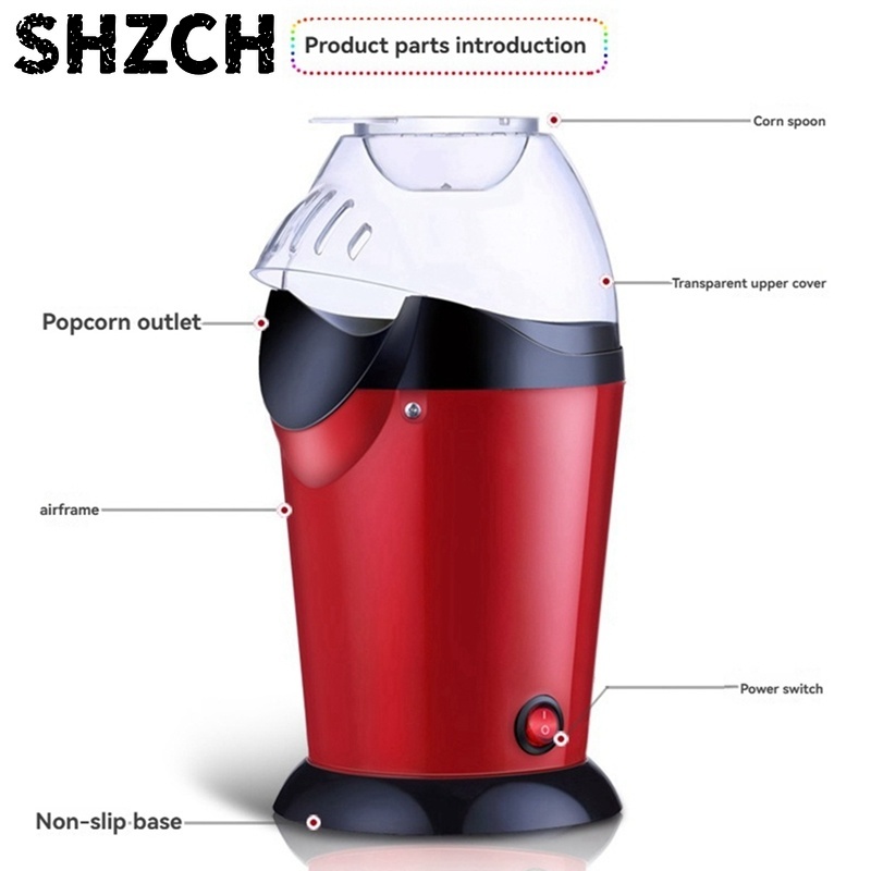 Mesin Popcorn Udara Panas 1200 - Popcorn Machine Home ulasan dan harga