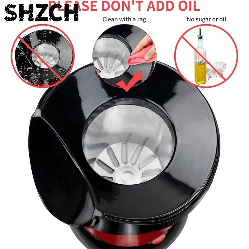 Mesin Popcorn Udara Panas 1200 - Popcorn Machine Home ulasan dan harga