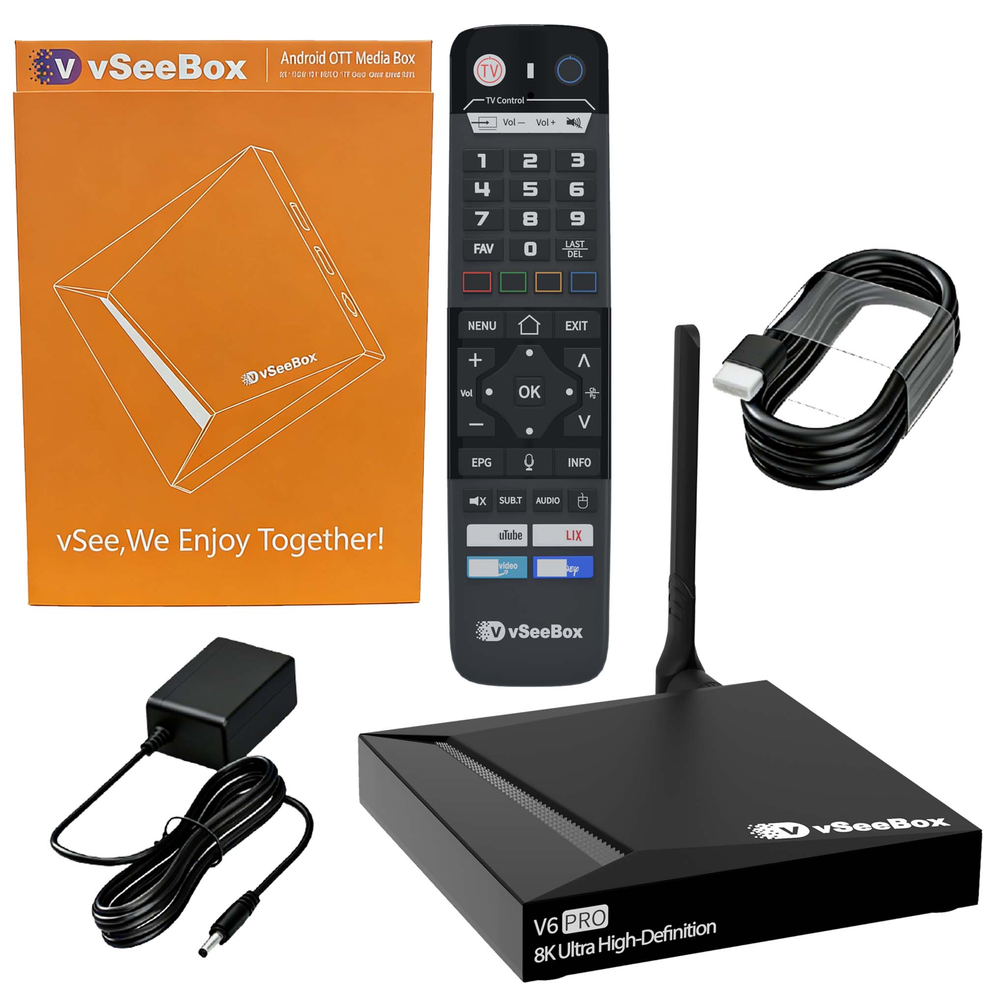 VSeeBox V6 Pro 2026 Terbaru, R - Home Cinema Google ulasan dan harga