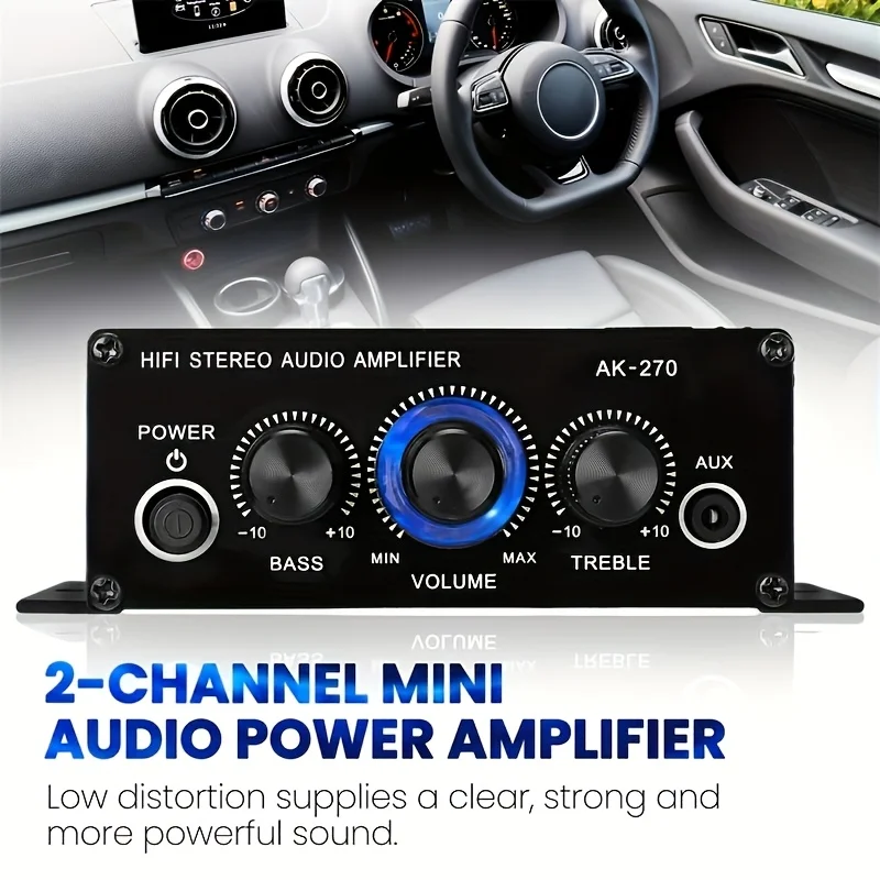 AK-270 400W Amplifier Daya Min - Home Cinema Heos ulasan dan harga